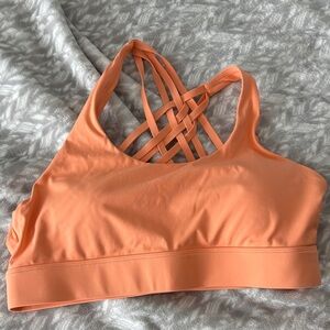 ☀️Zyia Women's Orange Strappy Sports Bra☀️